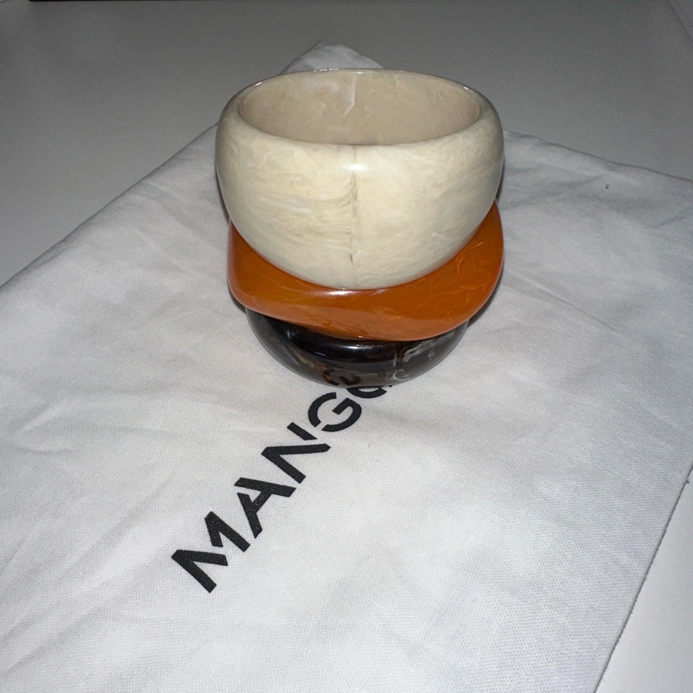 MANGO bangle trio - brand new